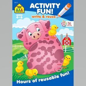 School Zone Activity Fun! Write & Reuse Workbook -- School Zone